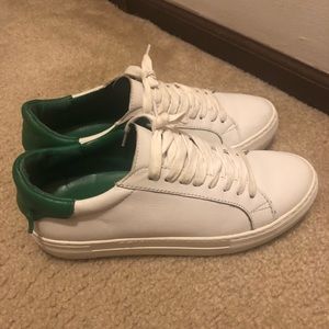 Jslide white sneaker size 8